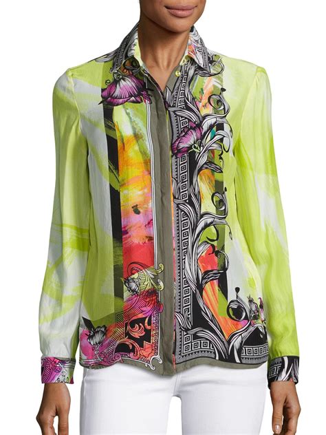 versace collection blouse|Versace blouses for women.